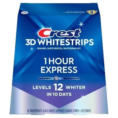 Crest 3D Whitestrips 1 Hour Express Teeth Whitening Kit
