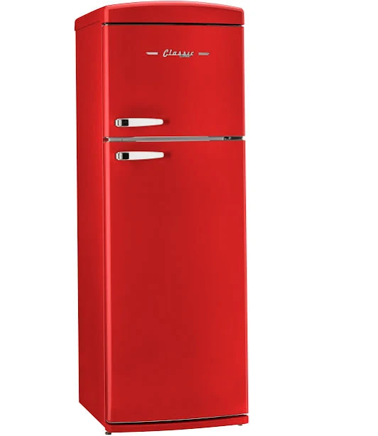 Unique Appliances Classic Retro Top Freezer Refrigerator UNQ310LRAC