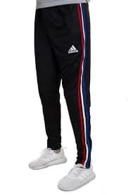 Adidas Men's Tiro 19 Black/Red White Blue USA Stripes Training Pants FK9656