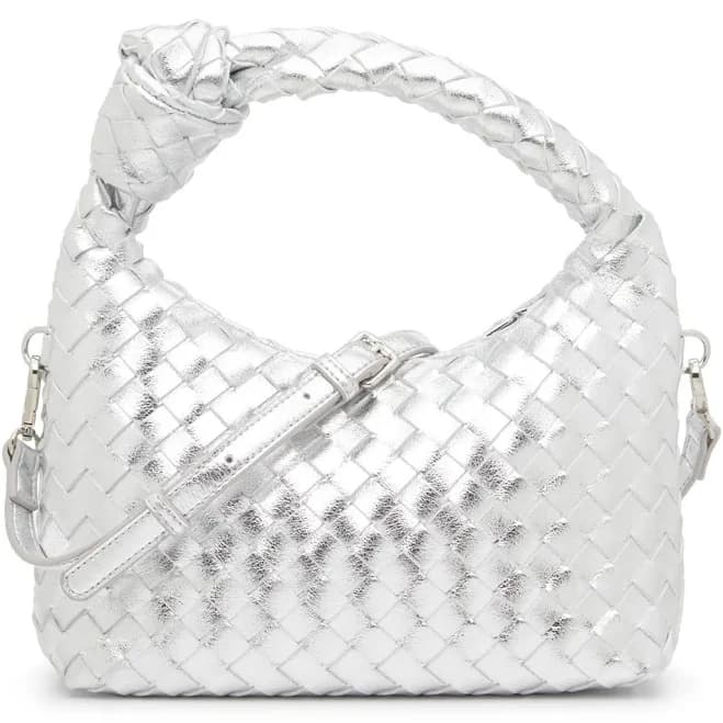 Crown Vintage Women's Woven Knotted Hobo Bag