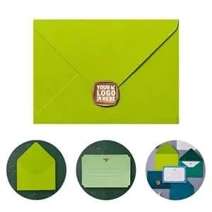 Custom Vintage Stationery Set w/ Wax Seal Sticker