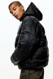 Men's Black Water-Repellent Puffer Jacket | H&M US