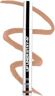 Lip Liner STAY-N Peel Off Lip Stain — Long Lasting Waterproof Lip Tint with Hyaluronic Acid & Vitamin E — Transfer Proof Matte Finish, Vegan & Cruelty-Free (nOOHde)