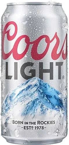 Coors Light Beer Can
