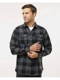 Burnside Yarn-Dyed Long Sleeve Flannel Shirt - Walmart.com