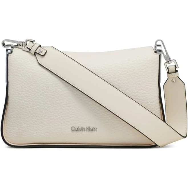 Calvin Klein Fay Demi Shoulder Bag with Magnetic Top Closure