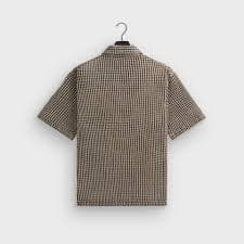 Kith Geometric Diamond Short Sleeve Boxy Collared Overshirt - Black – Kith Europe