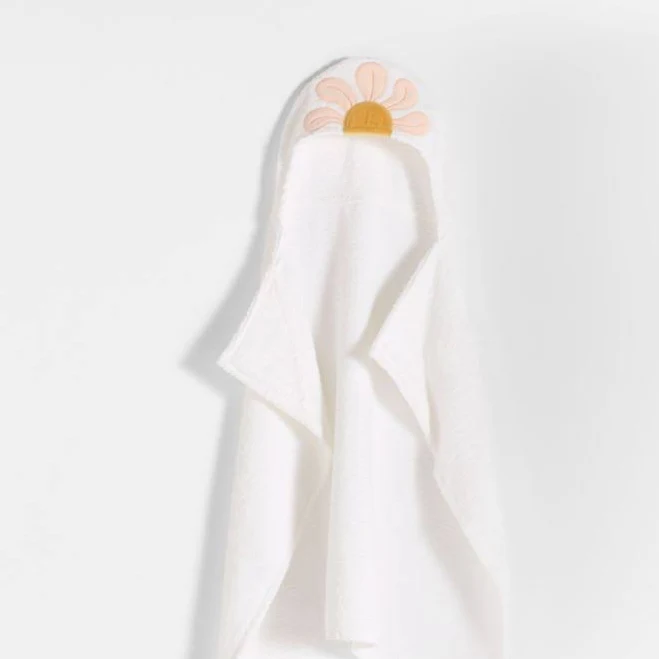 Crate & Kids Flower Hooded Baby Towel