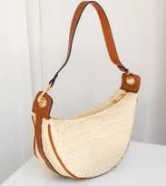 Abby Shoulder Straw Bag