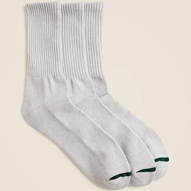 J.Crew Men's Coolmax Crew Socks Three-Pack