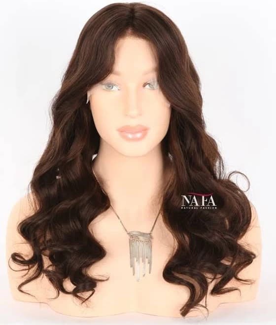 Timeless Look Wavy Human Hair Lace Front Wig
