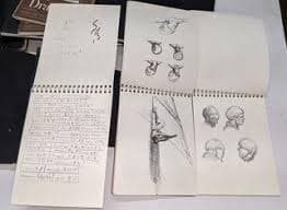 Local Artist From Flushing Michigan Kevin O'Neill Sketch Book Lot in Good Condition Auction | 1BID