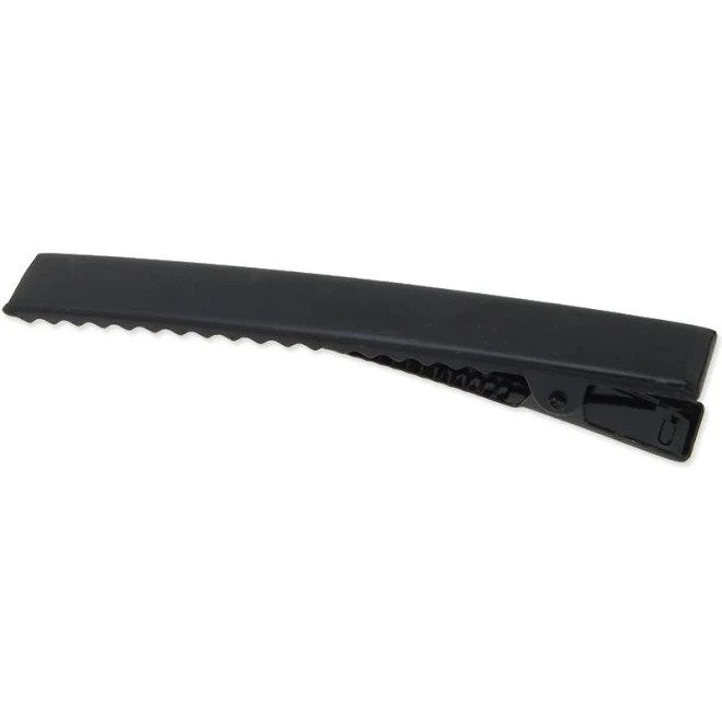 80mm Metal Alligator Hair Clip with Teeth (20 Pieces)