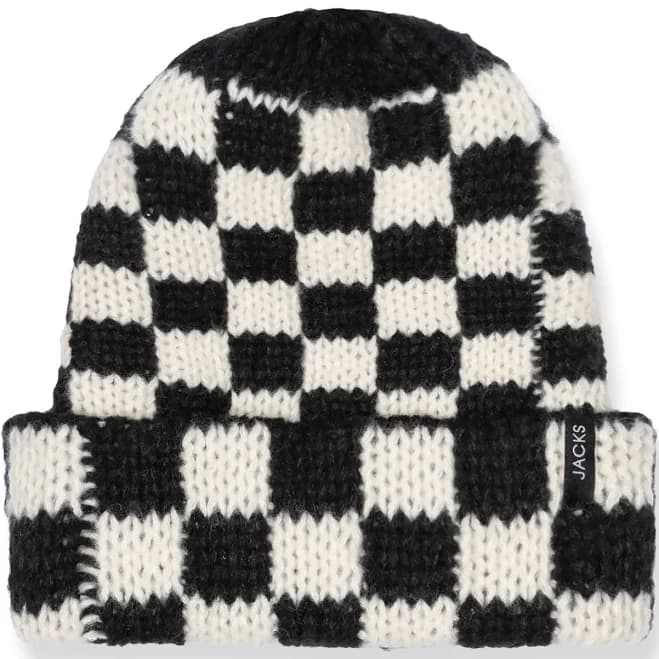Urban Checkers Knit Beanie