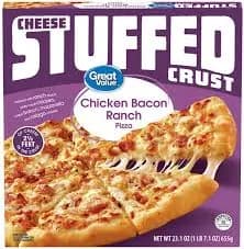 Great Value Cheese Stuffed Crust Chicken Bacon Ranch Pizza