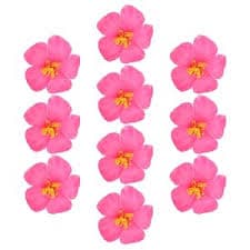 Amazon.com: GOOHOCHY 40pcs Faux Hibiscus Flowers for Realistic Artificial Hawaiian Flowers Material for Home Office and Event Decorations : Home & Kitchen