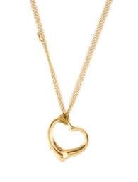 Tiffany & Co. 18K Open Heart Large Pendant Necklace - Chain, Necklaces - TIF333954 | The RealReal