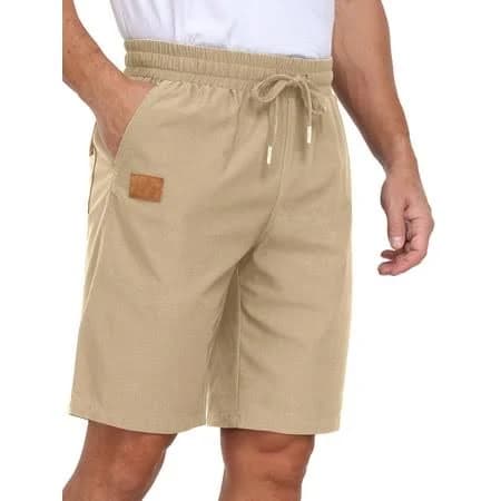 Men's Casual Elastic Waist Drawstring Shorts