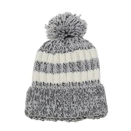 Cozy Striped Knit Beanie