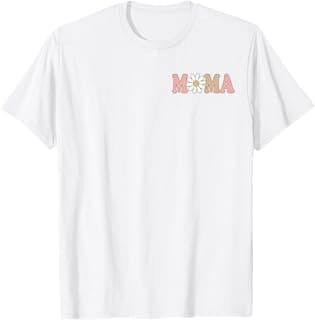 Dad Mama Daisy Wild Flower Bloom One 1st Birthday Wild One T-Shirt