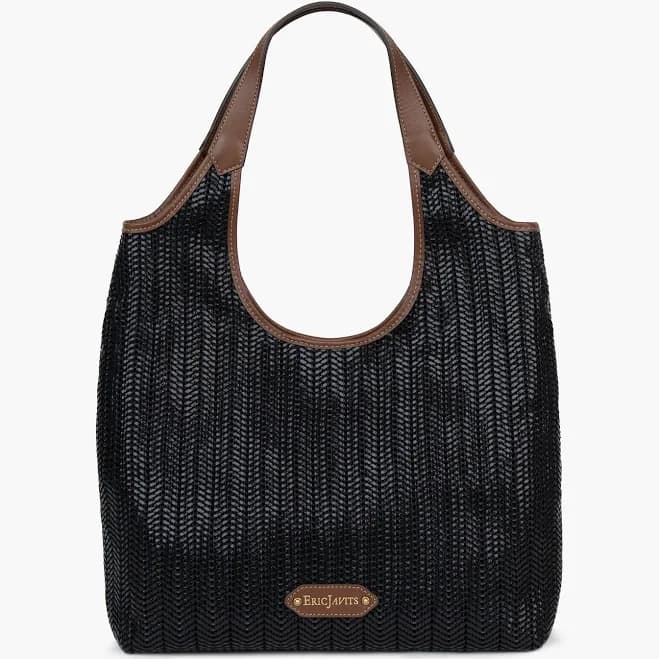 Eric Javits Aura II Vegan Leather Hobo Bag