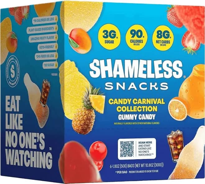 Shameless Snacks Candy Carnival Colection Gummy Candy