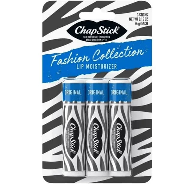 Chapstick Fashion Collection Zebra Lip Balm