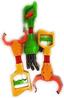 Matty's Toy Stop Deluxe 12" Galaxy Grabber, Robot Hand & Robot Claw Gift Set Bundle - 3 Pack