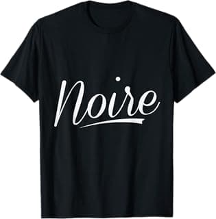 Classic Black and White French Vibe T-Shirt