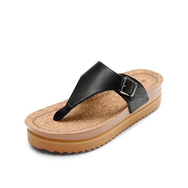 Dream Pairs Arch Support Platform Thong Sandals