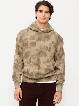 old navy Men's Rotation Popover Hoodie HEATHER