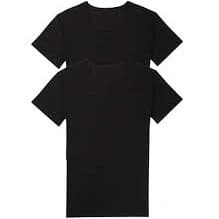 Sloggi Men 24/7 SH 03 O-Neck 2P 2 Pack T-Shirts Black (0004) 32 CS