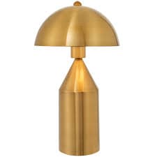 Decorative Antique Brass Table Lamp - Inline Switch - Requires 60W E27 GLS Bulb | eBay