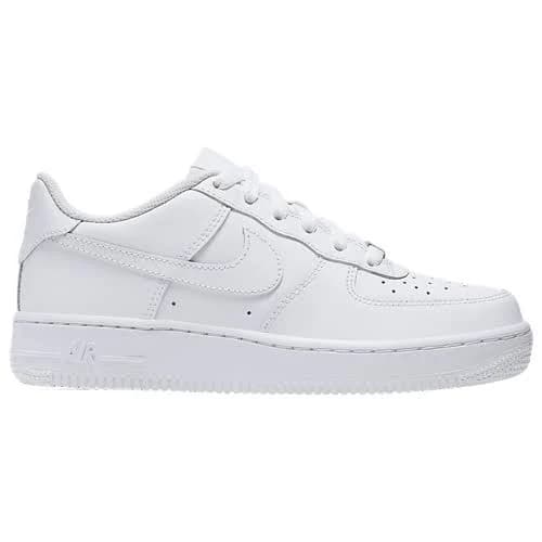 Nike Kids Air Force 1 Low - Boys' Grade School Basketball Shoes White/White Size 06.0