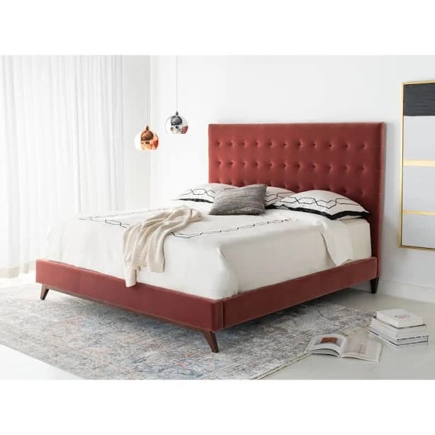 Safavieh Couture Tsarina Velvet Tufted Bed