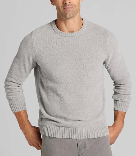 Jos. A. Bank Men's 1905 Collection Tailored Fit Chenille Sweater