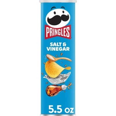 Pringles Potato Crisps Salt & Vinegar