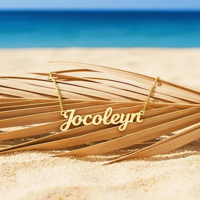 Personalized Dainty Minimalist Gold Name Necklace