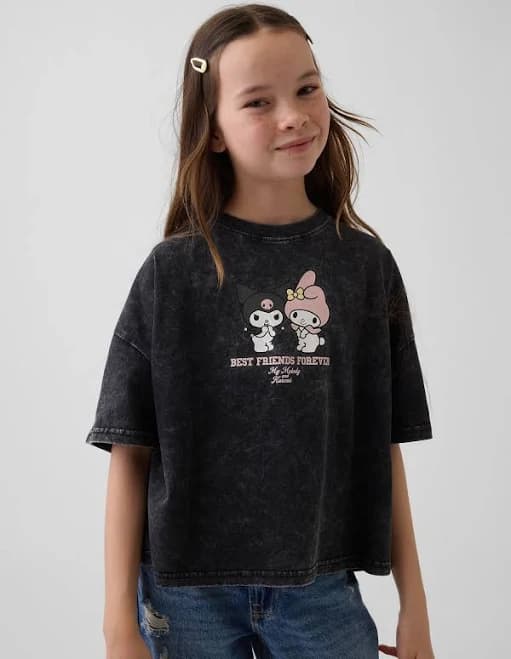 Gap Girls Sanrio Oversized Graphic T-Shirt