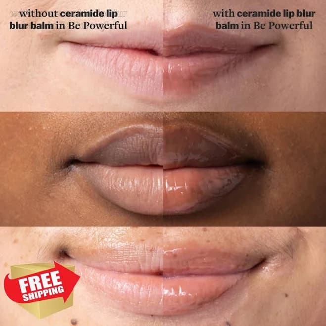 Cocokind Ceramide Lip Blur Balm Be Powerful Soft Brown 6 Pack