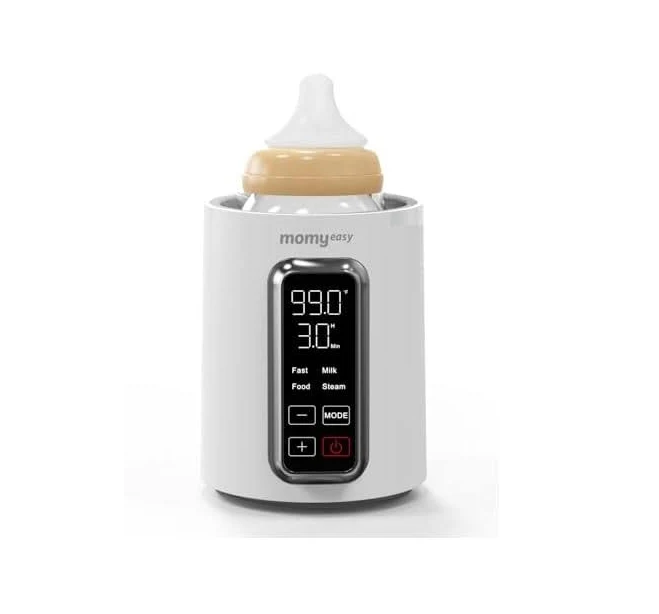 MOMYEASY Fast 2-Minute Baby Bottle Warmer - Steam Heating for Breastmilk & Formula, Fits