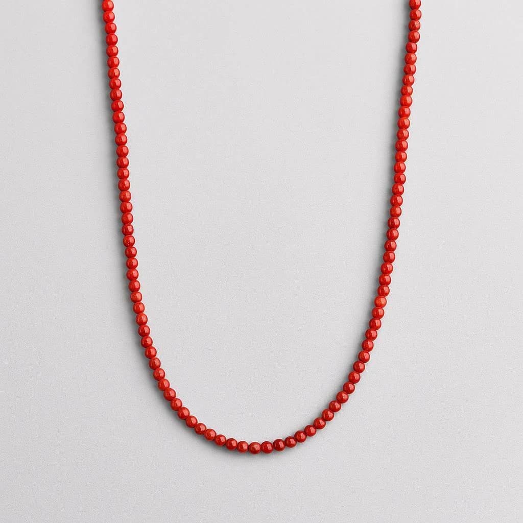 Agate Bead Necklace for Men