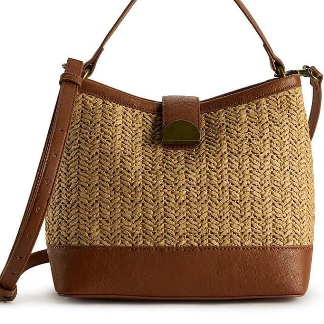 Sonoma Goods For Life Lisa Bucket Crossbody Bag