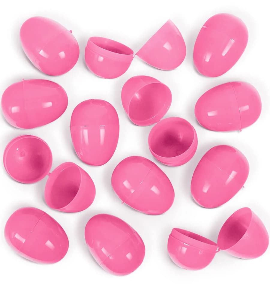 Empty Plastic Easter Eggs