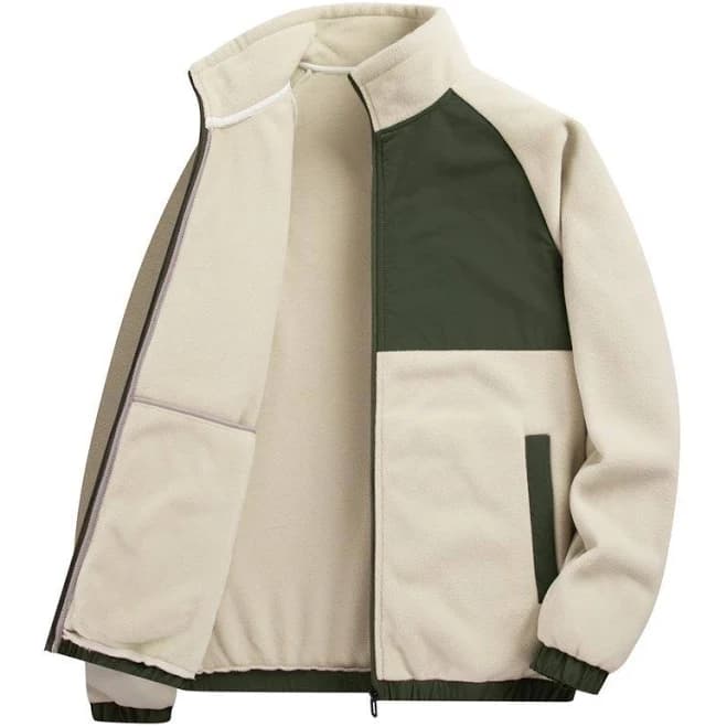 Men's Fleece Colorblock Jacket