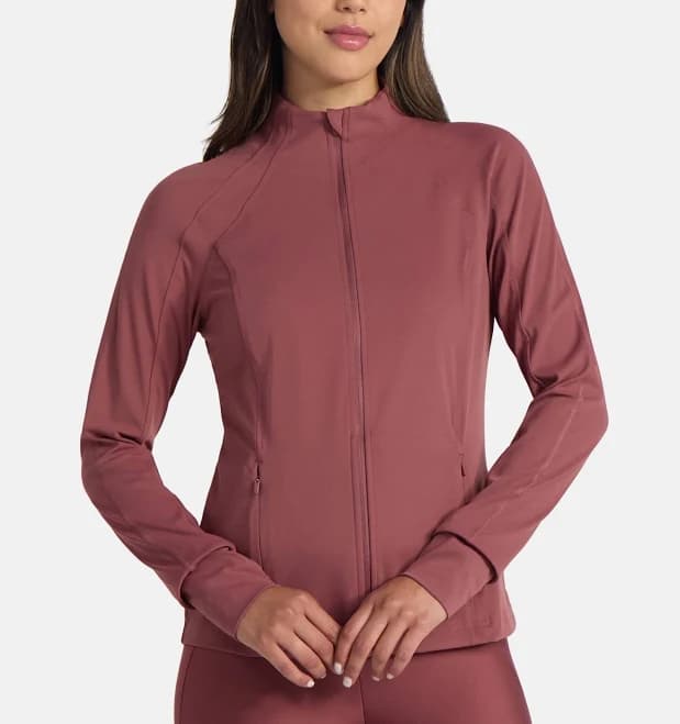 Avia Women's SoftSculpt Zip Up Active Jacket
