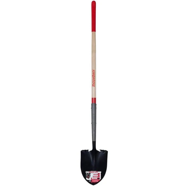 Ames Razorback 2 Long Handle Round Point Shovel