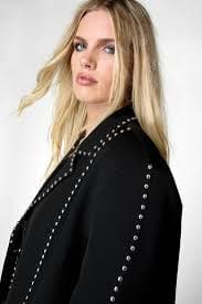 Jackets & Coats | Premium Studded Oversized Blazer | NastyGal