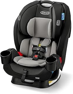 TriRide 3-in-1 Convertible Car Seat - Highback Booster, Forward & Rear Facing Modes, Suitable from Newborn to Preschooler, Perfect for Long Journeys in Redmond Color