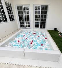 7ft x 9ft Off-White Ball Pit | San Diego Soft Play